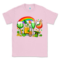 Bubblegum Pink wine glasses st. patricks Classic Tee - OliviaCreatesArt