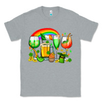 Heather Grey wine glasses st. patricks Classic Tee - OliviaCreatesArt