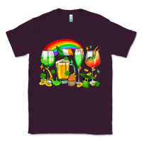 Plum wine glasses st. patricks Classic Tee - OliviaCreatesArt