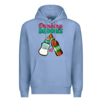 Colony Blue Drinking Buddies Premium Hoodie - Jasminsmagicworld