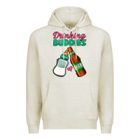 Oatmeal Heather Drinking Buddies Premium Hoodie - Jasminsmagicworld