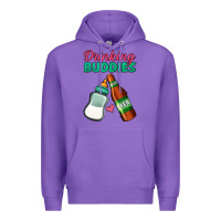 Purple Drinking Buddies Premium Hoodie - Jasminsmagicworld