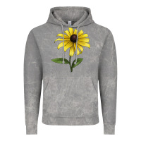 Cloud Rock Black Eyed Susan Flower Illustrations Vintage Hoodie - LillyAllenDesigns