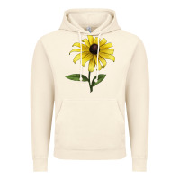 Vintage Artic Black Eyed Susan Flower Illustrations Vintage Hoodie - LillyAllenDesigns
