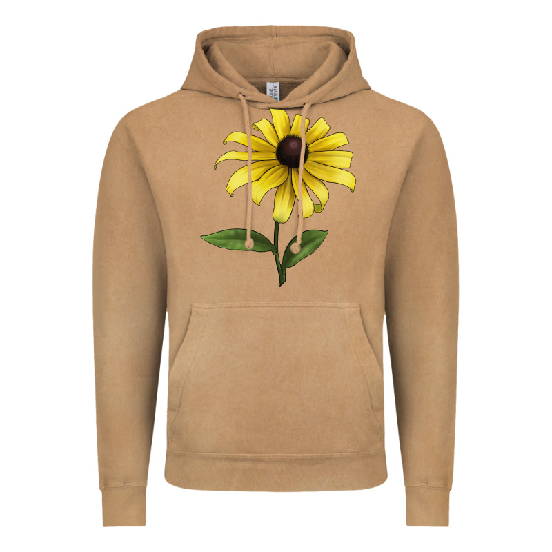 Black Eyed Susan Flower Illustrations Vintage Hoodie by LillyAllenDesigns | Teevron