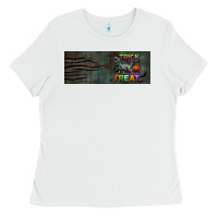 White trick rawr treat 11 oz mug Ladies Tee - BundleAndBundleShop