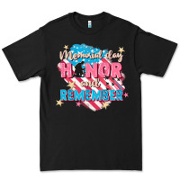 Black Memorial Day honor and remember Premium Tee - FaDigitalArtStudio