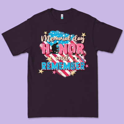 Memorial Day Honor And Remember Premium Tee Designed By Fadigitalartstudio