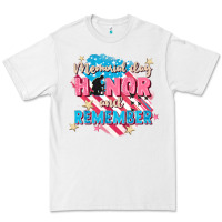White Memorial Day honor and remember Premium Tee - FaDigitalArtStudio