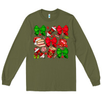 Army Green Christmas teacher Long Sleeve Tee - CowhideDigitalArt