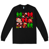 Black Christmas teacher Long Sleeve Tee - CowhideDigitalArt