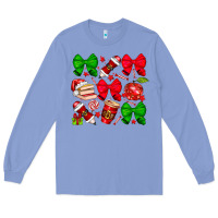 Colony Blue Christmas teacher Long Sleeve Tee - CowhideDigitalArt