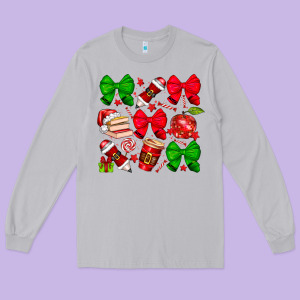 Christmas Teacher Long Sleeve Tee Designed By Cowhidedigitalart