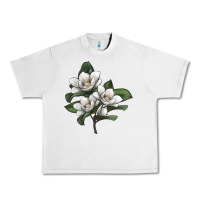 Lunar Rock Magnolia Flower Illustration Urban Heavy Tee - LillyAllenDesigns