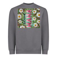 Storm Blessed mama with daisy and leopard Heavyweight Sweatshirt - RanaPortraitStore