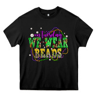 Black on tuesday we wear beads olivia Heavy Core Tee - OliviaCreatesArt