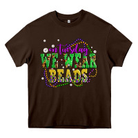 Chocolate Brown on tuesday we wear beads olivia Heavy Core Tee - OliviaCreatesArt