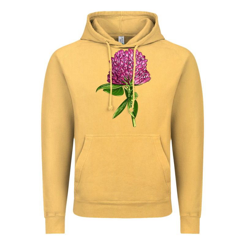 Red Clover Illustrations Vintage Hoodie by LillyAllenDesigns | Teevron