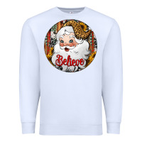 White believe Santa Claus Christmas Premium Sweatshirt - Jasminsmagicworld