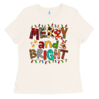 Bone Merry And Bright Ladies Tee - FaDigitalArtStudio