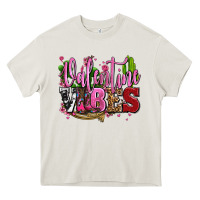 Cream valentine vibes with cowgirl boots olivia Heavy Core Tee - OliviaCreatesArt