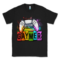 Black gaymer lgbtq gaming Classic Tee - OliviaCreatesArt