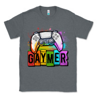 Charcoal Heather gaymer lgbtq gaming Classic Tee - OliviaCreatesArt