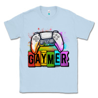 Dusty Blue gaymer lgbtq gaming Classic Tee - OliviaCreatesArt