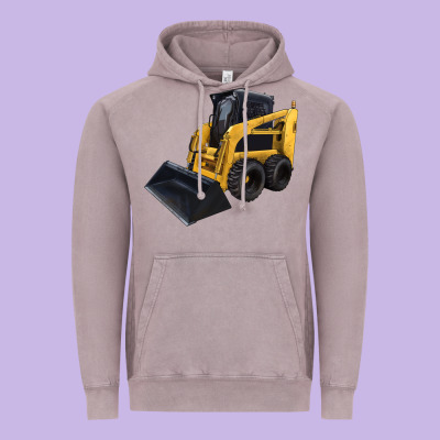 Skid Steer Loader Vintage Hoodie Designed By Lillyallendesigns