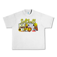 Lunar Rock Softball Mama Urban Heavy Tee - CowhideDigitalArt