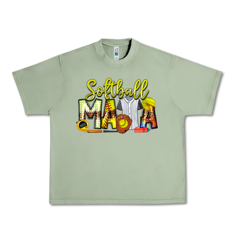 Softball Mama Urban Heavy Tee by CowhideDigitalArt | Teevron
