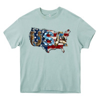 Arona usa american flag background Heavy Core Tee - Jasminsmagicworld