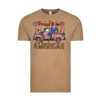 Proud To Be American Truck Vintage Tee | Teevron