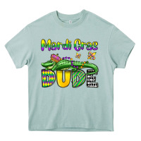 Arona mardi gras dude alligator olivia Heavy Core Tee - OliviaCreatesArt