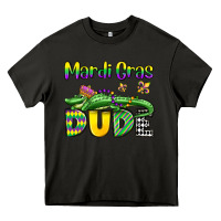 Asphalt mardi gras dude alligator olivia Heavy Core Tee - OliviaCreatesArt