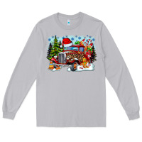 Moon Dust Christmas truck Long Sleeve Tee - CowhideDigitalArt