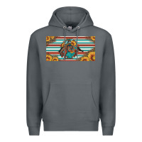 Rock bucking bronco aztec shape license plate Premium Hoodie - Artiststas