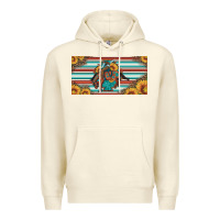 Sandshell bucking bronco aztec shape license plate Premium Hoodie - Artiststas