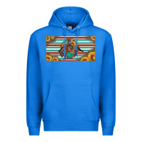 True Royal bucking bronco aztec shape license plate Premium Hoodie - Artiststas