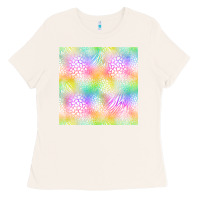 Bone neon safari seamless pattern Ladies Tee - BundleAndBundleShop