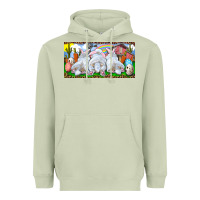 Matcha Easter Bunnies Heavyweight Hoodie - RanaPortraitStore