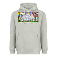 Moon Dust Easter Bunnies Heavyweight Hoodie - RanaPortraitStore