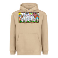 Mushroom Easter Bunnies Heavyweight Hoodie - RanaPortraitStore