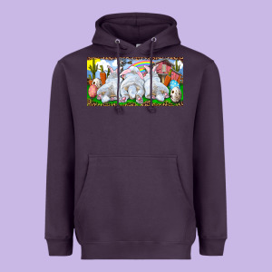 Easter Bunnies Heavyweight Hoodie Designed By Ranaportraitstore