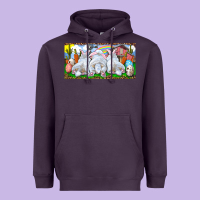 Easter Bunnies Heavyweight Hoodie Designed By Ranaportraitstore