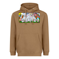 Toasted Coconut Easter Bunnies Heavyweight Hoodie - RanaPortraitStore