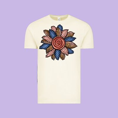 American Sunflower Vintage Tee Designed By Bundleandbundleshop