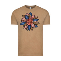Vintage Coffee american sunflower Vintage Tee - BundleAndBundleShop