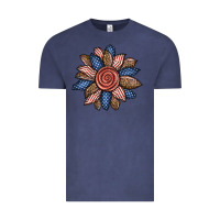 Vintage Denim american sunflower Vintage Tee - BundleAndBundleShop