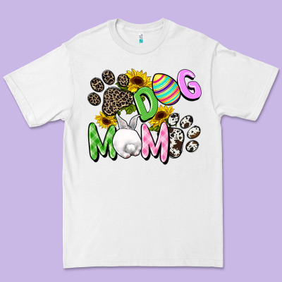 Dog Mom Easter Mother's Day Premium Tee Designed By Fadigitalartstudio